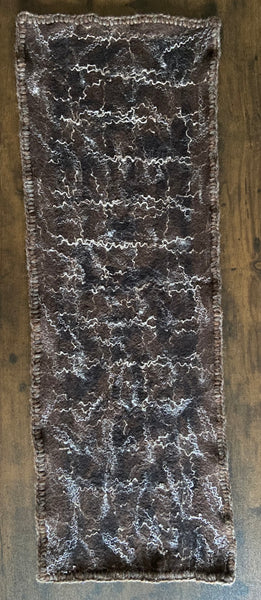 Handmade Scarf from natural merino wool, kid mohair and alpaca