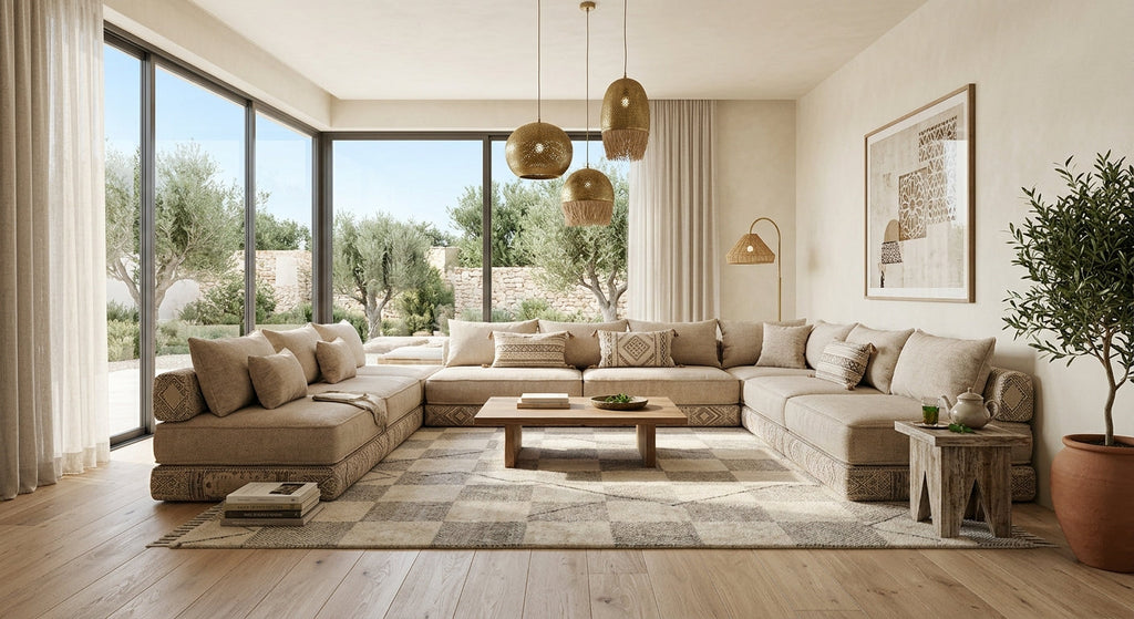 The Art of Lounging: Why a Moroccan Floor Sofa is the Ultimate Comfort Upgrade