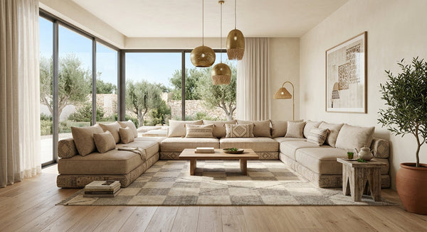 The Art of Lounging: Why a Moroccan Floor Sofa is the Ultimate Comfort Upgrade