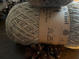 Natural 100% Raw Wool Yarn Nørdic Wheel 1-ply 100g Natural Beige