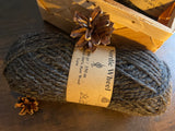 Natural 100% Raw Wool Yarn Nørdic Wheel 2-ply 100g Natural Brown