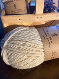Natural 100% Raw Wool Yarn Nørdic Wheel 2-ply 100g Natural White