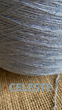 Filati Buratti Ritorto 100% Silk yarn 1/15 Twisted Color Celeste  50g - GreenHuiz
