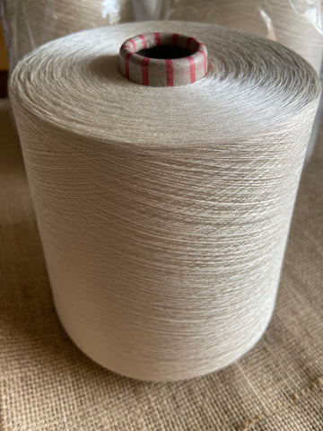 100% Silk Extra yarn on cone, 200/2 ecru, 1kg - GreenHuiz