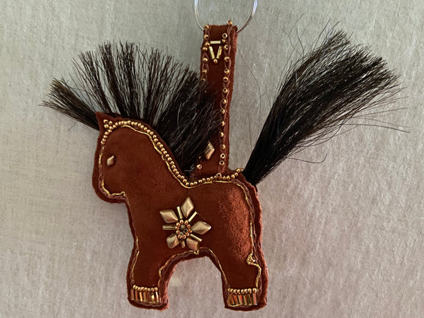 Decorative keychain pendant Little Lilly by Margaret Eland - GreenHuiz