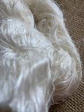 Thread waste spoon natural silk fibers for Felting and Creative Arts - GreenHuiz