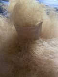 Certified European WCT Pure White Curly Horsehair Premium Ultra-Soft