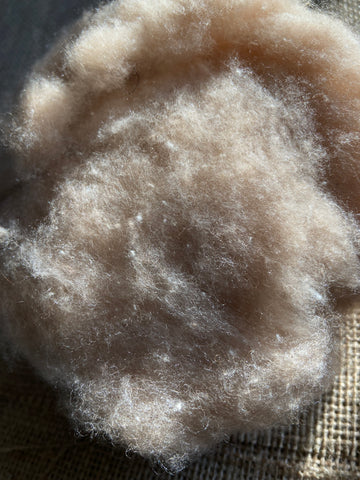 Combing baby camel wool 35%/natural silk 65% untreated fibers for Felting and Creative Arts - GreenHuiz