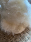 Combing  waste Bluefaced Leicester (BFL) wool 70%/Tussan silk 30% untreated fibers for Felting and Creative Arts - GreenHuiz
