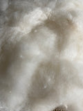 Combing cashmere white 65%/natural silk 35% fibers for Felting and Creative Arts - GreenHuiz