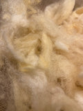 Virgin wool Flakes Natural white Filling material for pillows or cuddly toys