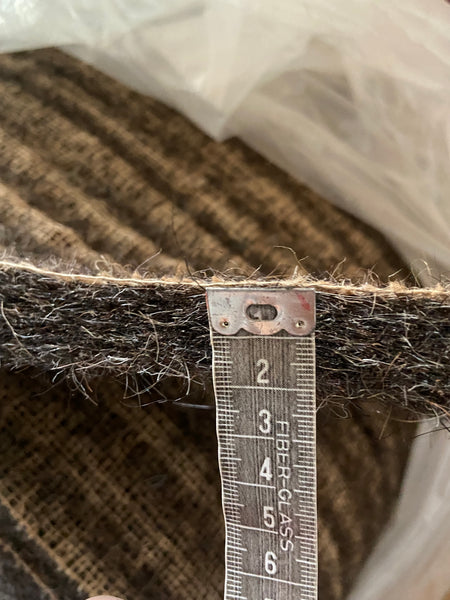 Horsehair on Jute Base 2 cm thick Horsehair filler for upholstery and mattress production - GreenHuiz