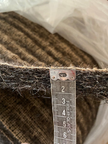 Horsehair on Jute Base 2 cm thick Horsehair filler for upholstery and mattress production - GreenHuiz