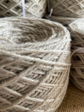 100% Natural Wool Yarn Nørdic Wheel 2-ply Beige 150g