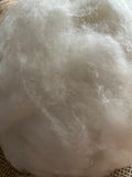 Combing wool 20.5µ 50%/natural silk 50% untreated fibers for Felting and Creative Arts - GreenHuiz