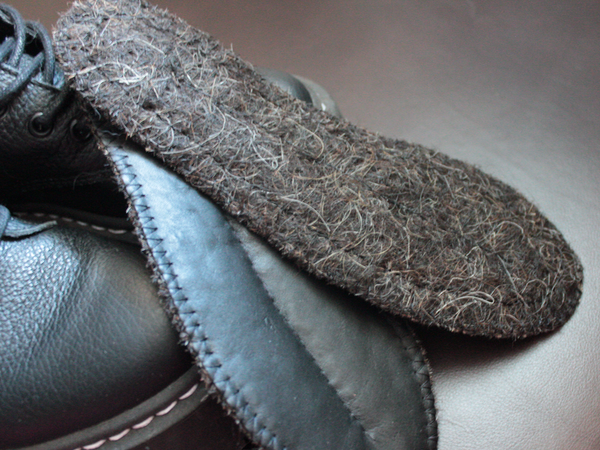 3-Layer horsehair felt and leather insoles SIIØMANN